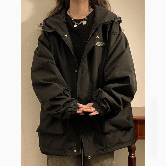 Chaqueta Estilo Americano Suelta Unisex - Diseño Tooling Versátil - Image 5