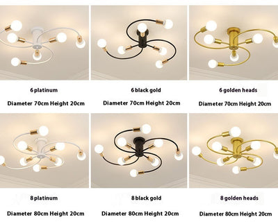 Lámpara de Lujo Minimalista para Sala de Estar - Image 14