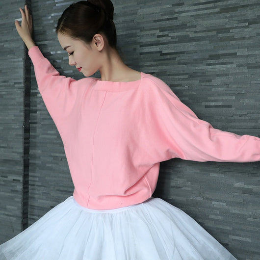 Suéter de Ballet de Manga Larga para Danza