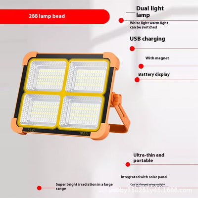 Linterna Portátil Solar para Camping y Actividades Outdoor - Image 2
