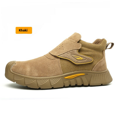 Botas de Seguridad para Soldadura de Caña Alta Antiaplastamiento y Antipunción para Todas las Estaciones - Image 2