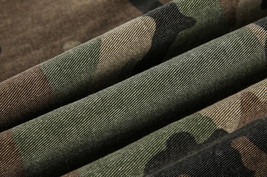 Camisa Hombre Camuflaje Vintage con Efecto Tinta Desgastada - Image 14