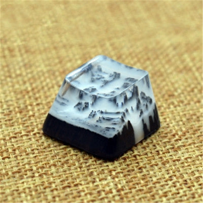 Keycap Artesanal Qianshan Muxue - Resina y Madera - Image 5