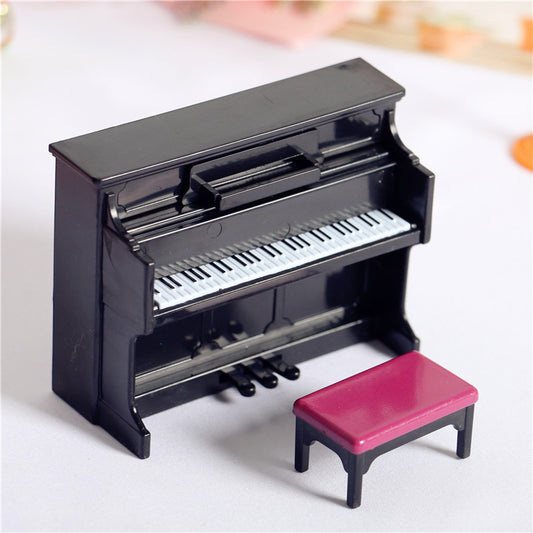 Piano Vertical en Miniatura con Banqueta