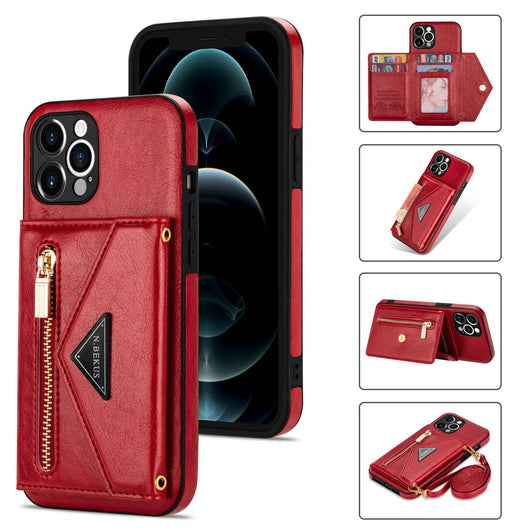 Funda Crossbody para Teléfono con Correa de Cuero e Inserción de Tarjetas - Image 3