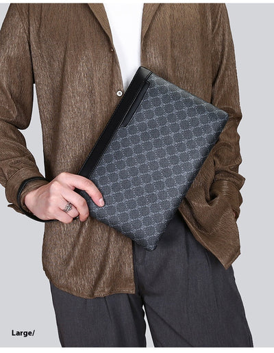 Bolso de Cuero Retro Negro para Hombre - Estilo Vintage - Image 11