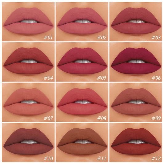 Brillo Labial Mate Terciopelo 18 Colores - Fórmula Larga Duración Anti-transferencia - Image 2