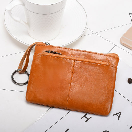 Billetera Retro de Cuero Genuino con Compartimento para Monedas - Image 11