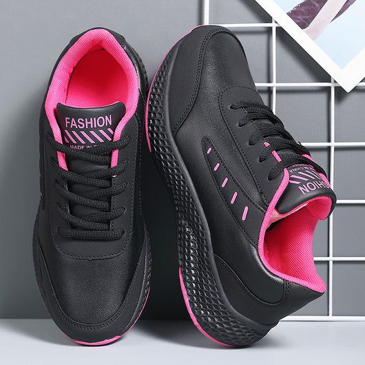 Tenis Casuales para Mujer Punta Redonda Suela Plana Cómodos - Image 4