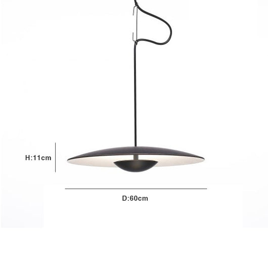 Lámpara Colgante UFO Nórdica Diseño Moderno para Sala de Estar - Image 11