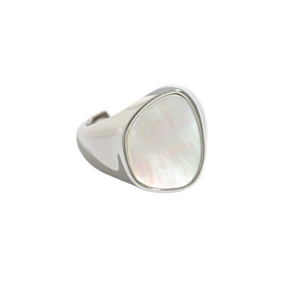 Anillo de Plata Esterlina S925 con Madreperla Natural - Image 2