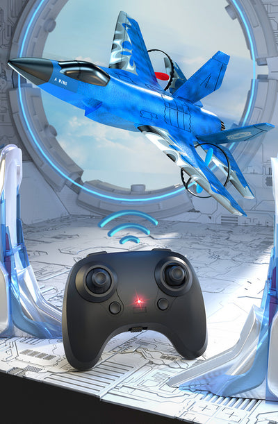 Avión Teledirigido Resistente para Niños - Planeador Militar de Ala Fija - Image 5
