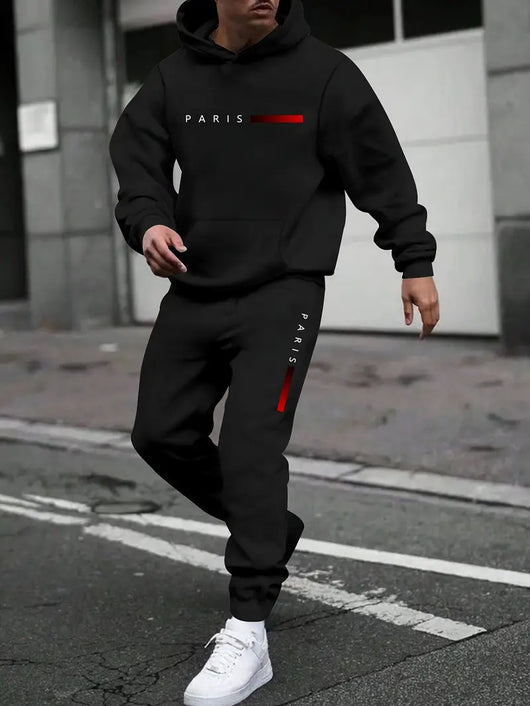 Conjunto Deportivo Impreso para Hombre - Sudadera y Pantalón Fashion - Image 7