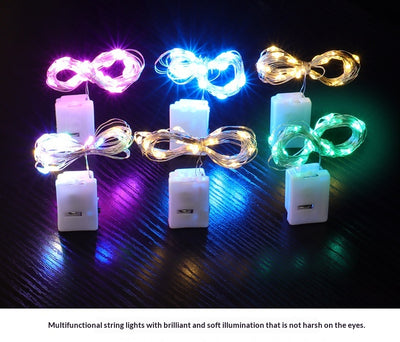 Luces LED Decorativas Cuadradas con Batería - Multicolor Ambiente - Image 18