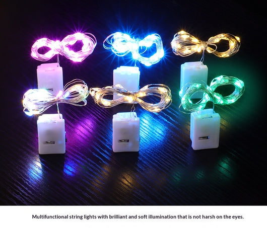 Luces LED Decorativas Cuadradas con Batería - Multicolor Ambiente - Image 18