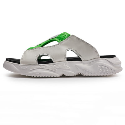 Sandalias Casual de Cuero con Suela Gruesa Verano - Image 10