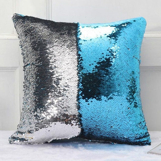 Funda de Cojín para Sofá con Lentejuelas Intercambiables - Image 7