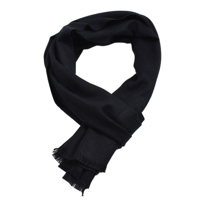 Bufanda Doble Faz de Cashmere Puro Color Liso para Hombre - Image 16