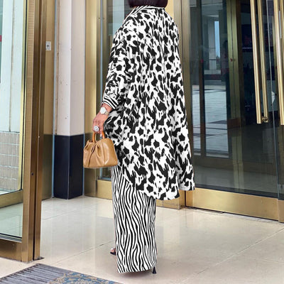 Conjunto Africano de Dos Piezas: Camisa Estampada y Pantalón Ancho - Image 15