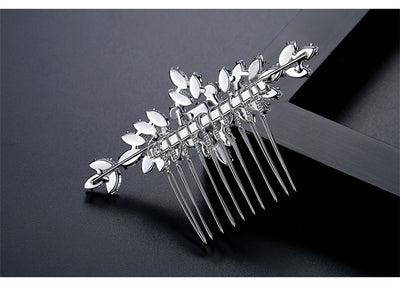 Peineta de Plata S925 con Moissanita - Accesorio Nupcial de Lujo - Image 2