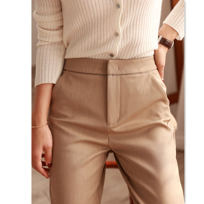 Pantalones Rectos Sueltos Talle Slim para Mujer - Diseño Moderno - Image 19
