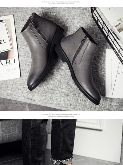 Botas Cortas Retro Coreanas - Image 12