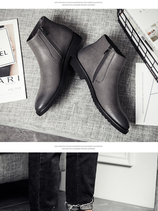Botas Cortas Retro Coreanas - Image 12