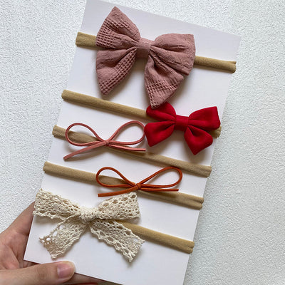 Set de 5 Diademas con Moños para Bebé - Image 11