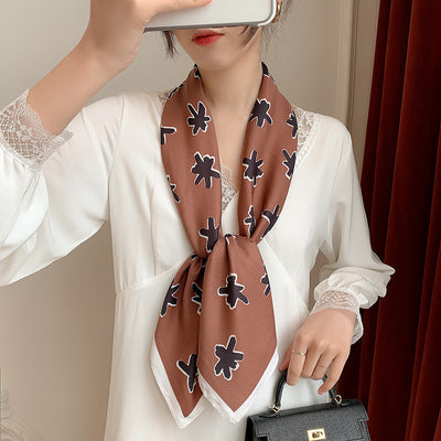Pañuelo de Seda Twill Grande 90cm para Mujer - Image 45