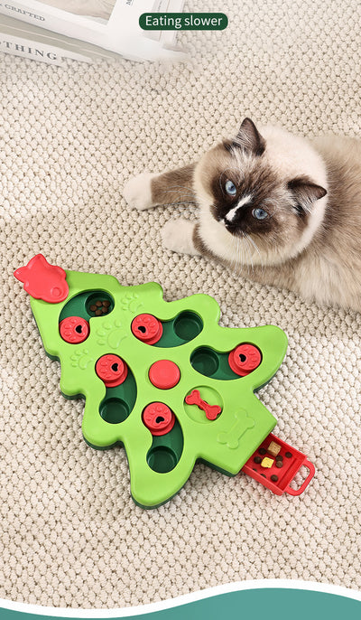 Juguete Interactivo Árbol de Navidad para Perros - Comedero Lento Antideslizante - Image 14