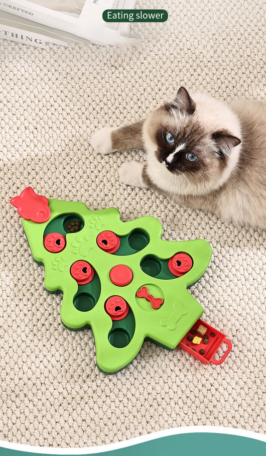 Juguete Interactivo Árbol de Navidad para Perros - Comedero Lento Antideslizante - Image 14