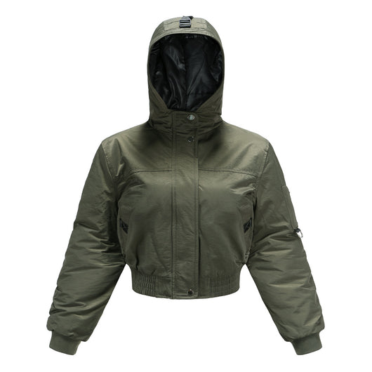 Chaqueta Suelta de Algodón para Mujer - Manga Larga Casual - Image 5