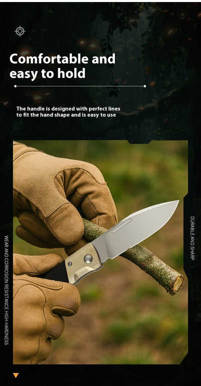 Cuchillo de Camping Multifuncional de Alta Dureza - Portátil y Resistente - Image 11