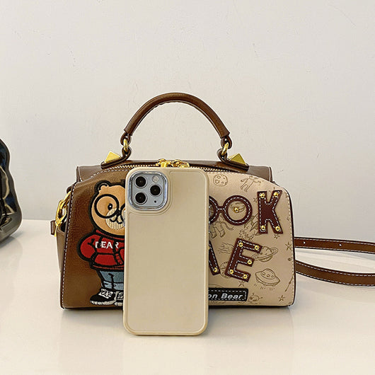 Bolsa de Hombro con Diseño Cartoon Acolchada - Image 4