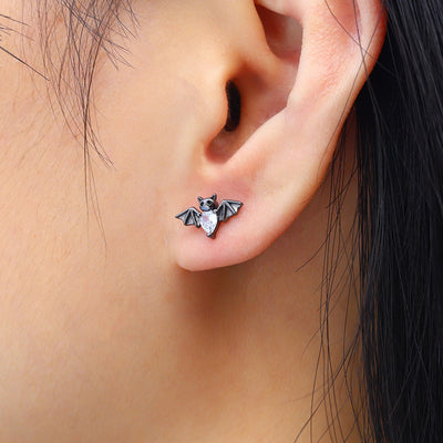 Aretes Negros de Murciélago Vampiro para Halloween - Image 11