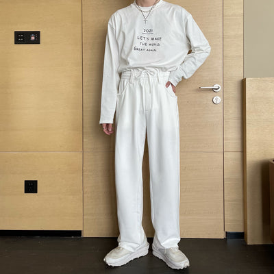 Pantalones de Chándal Holgados para Hombre - Corte Recto y Cómodo