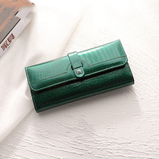 Billetera de Cuero Brillante para Mujer - Colección Verano - Image 2