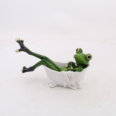 Figura Decorativa de Rana en Resina para Sala y Estudio - Image 17