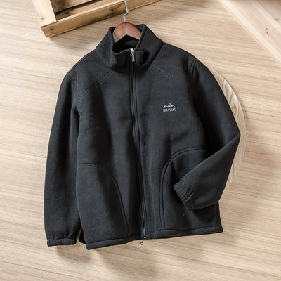 Chaqueta Polar Bordada de Hombre - Diseño Versátil para Cualquier Ocasión - Image 9