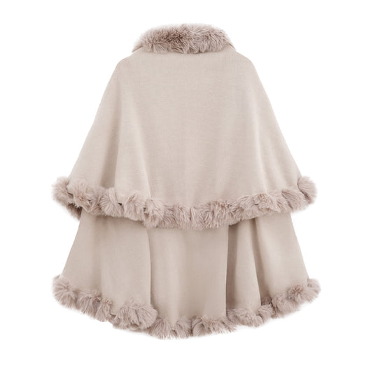 Capa y Chal de Doble Capa con Cuello de Conejo para Otoño e Invierno - Image 27