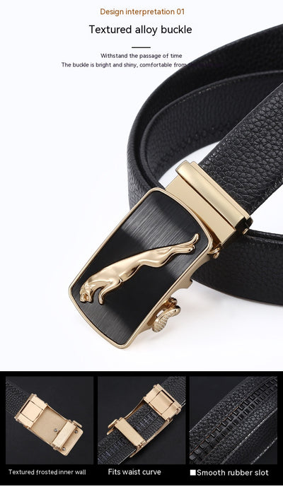 Cinturón de Cuero para Hombre con Hebilla Automática - Image 53