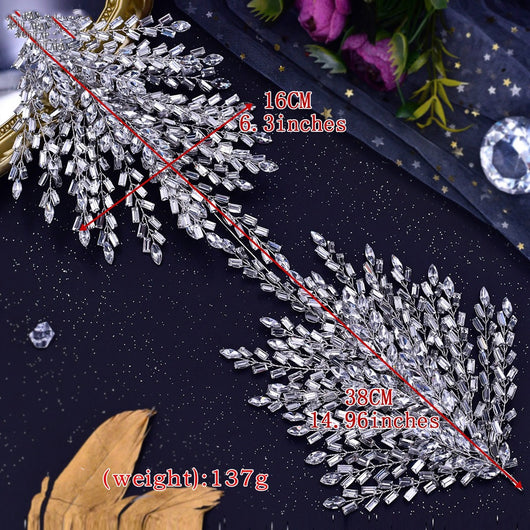Diadema Brillante con Cristales - Ideas de Peinado Elegante - Image 6
