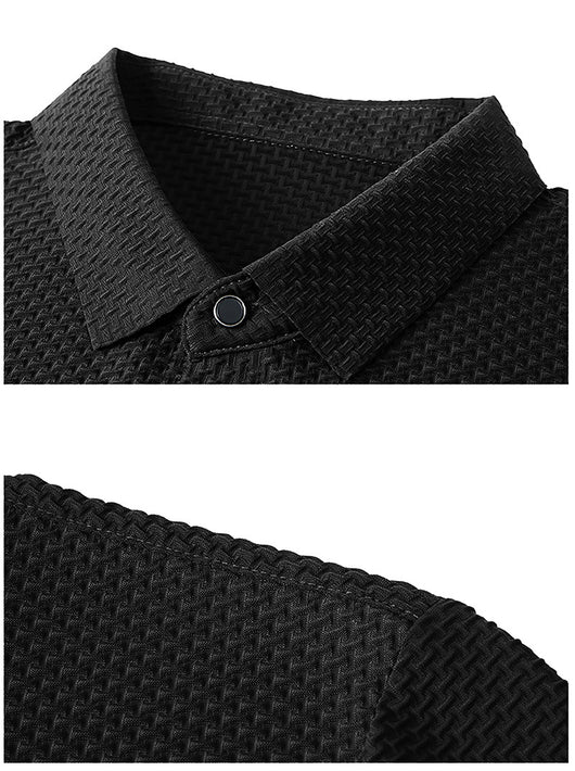 Blusa Ejecutiva Transpirable de Corte Delgado - Image 21