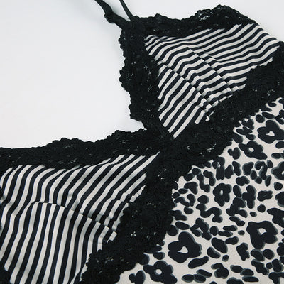 Top Sensual de Encaje Leopardo con Tirantes Ajustables - Image 8