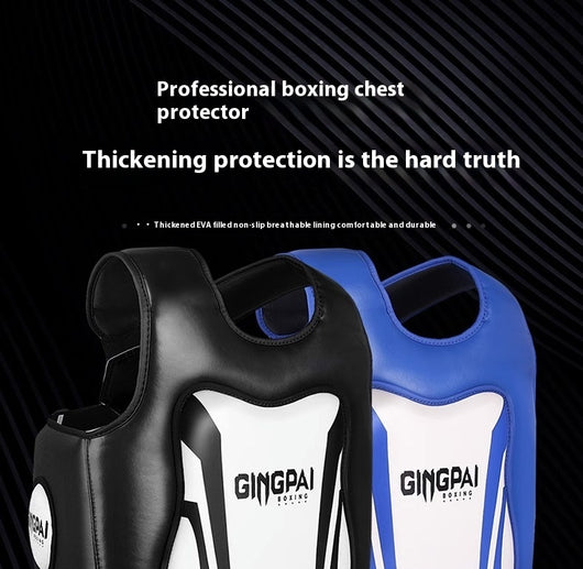 Protector Pectoral de Competencia Sanda - Armadura Acolchada para Boxeo y Artes Marciales - Image 15