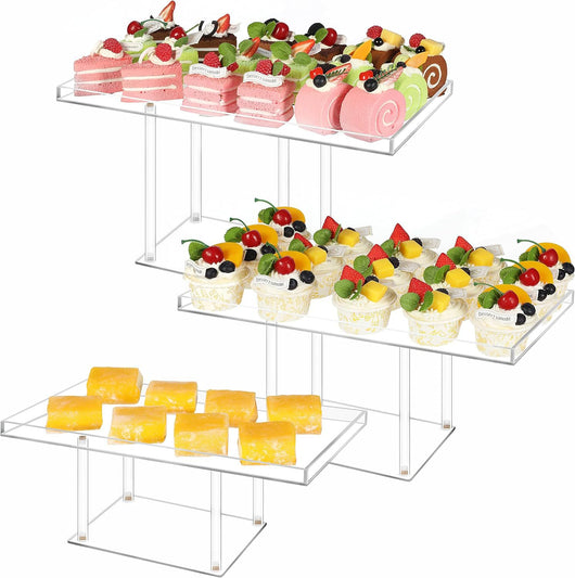 Bandeja de Acrílico Transparente para Mesas de Postres - Image 5