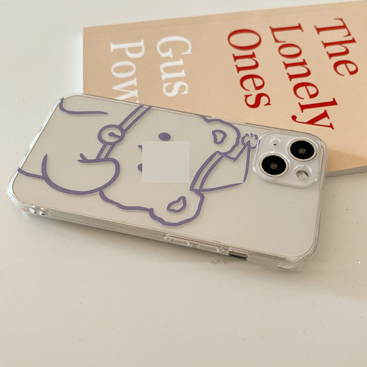 Funda Transparente para Móvil con Oso Kawaii - Protección Anticalda Ultrafina - Image 7