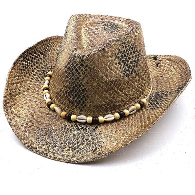Sombrero Vaquero de Paja para Playa - Protección Solar para Mujeres - Image 34