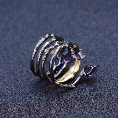 Anillo Personalizado con Gemas Incrustadas Diseño Exclusivo - Image 20