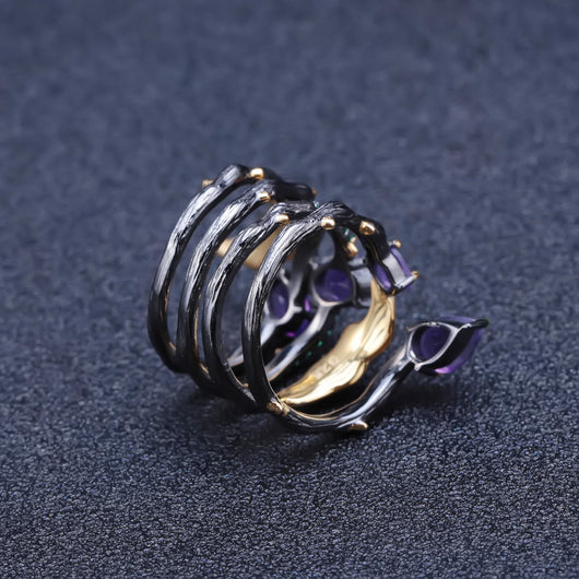 Anillo Personalizado con Gemas Incrustadas Diseño Exclusivo - Image 20